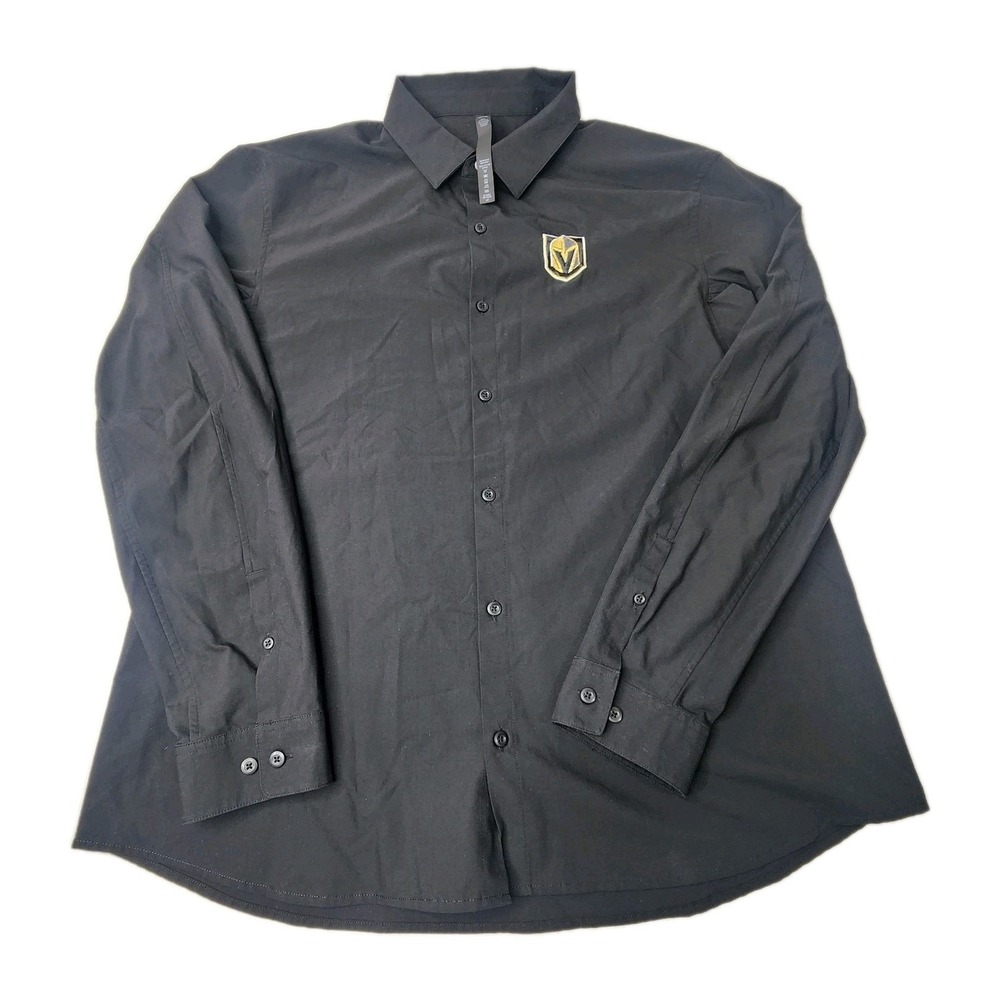 Lululemon Airing Easy Men's 2XL Long Sleeve Button Up Shirt Vegas Golden Knights